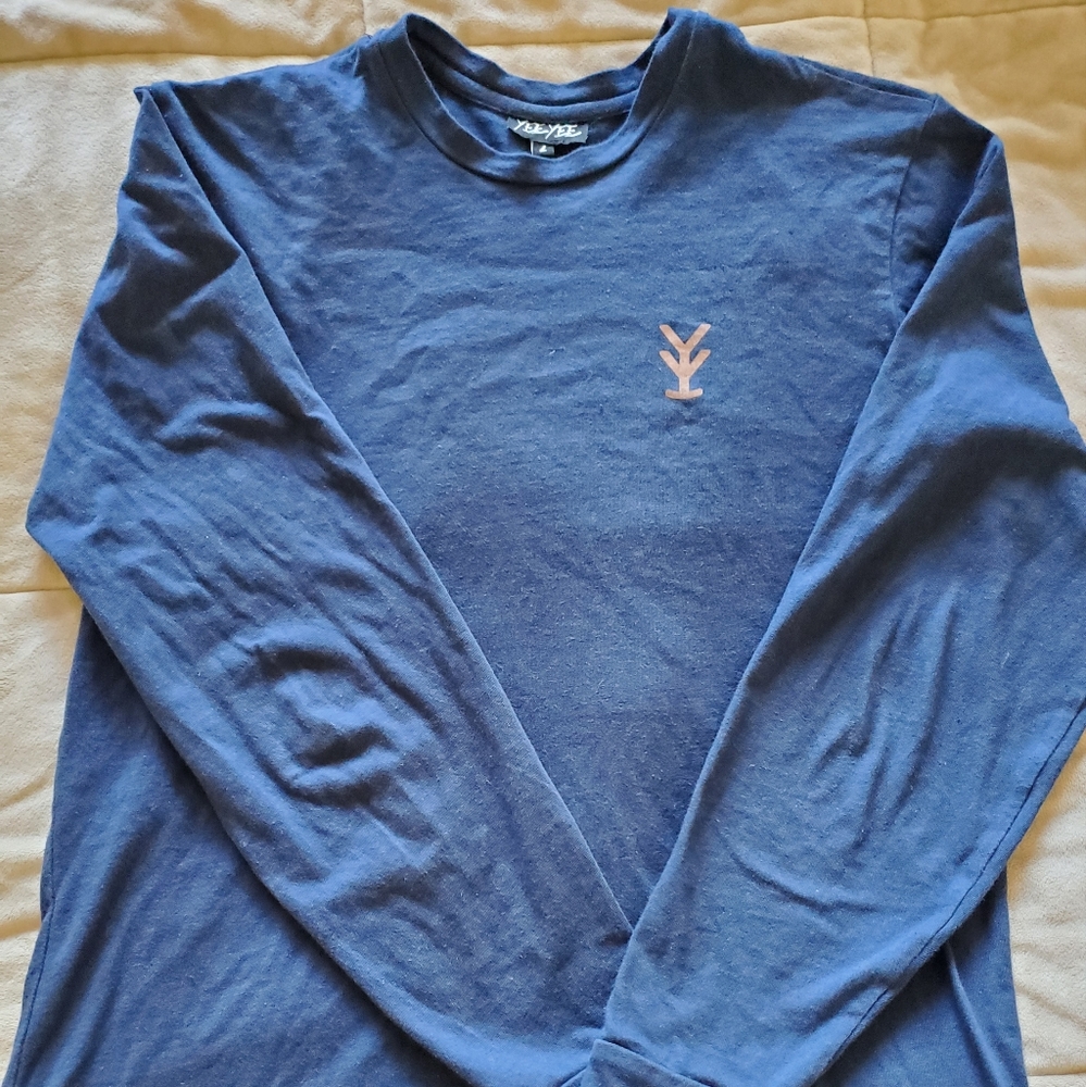 Yee Yee Apparel Granger Smith Double Y Navy long sleeve tee shirt
